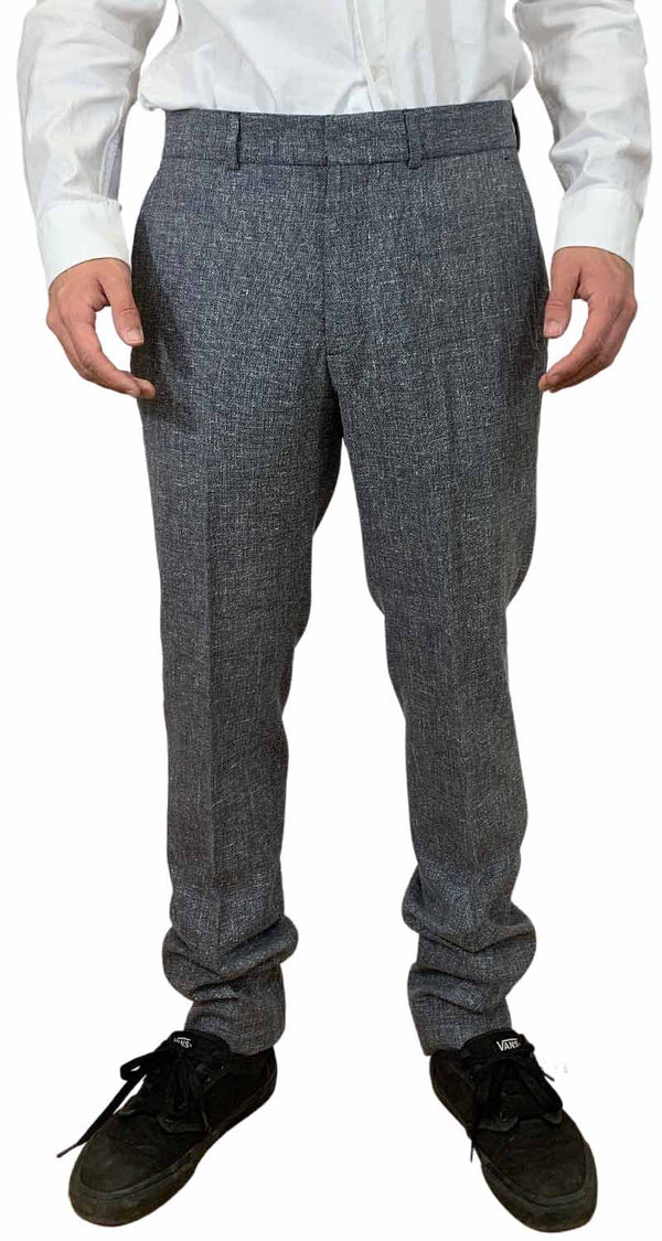 Pantalón de Tela Gris