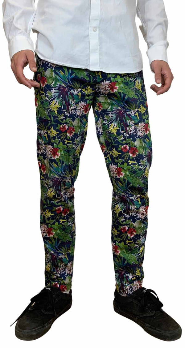 Pantalón Chino Floral