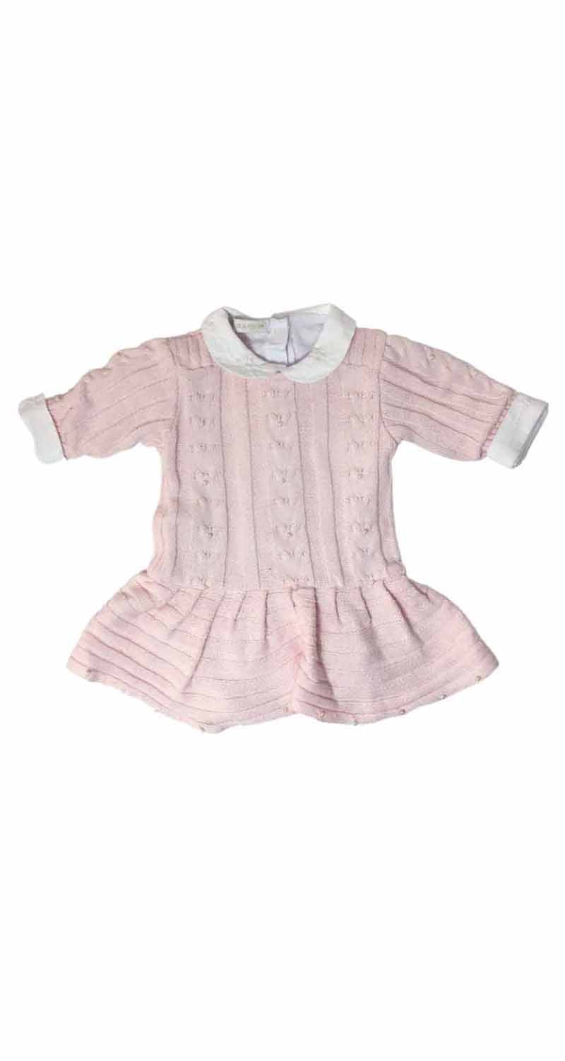 Conjunto De Punto Rosado