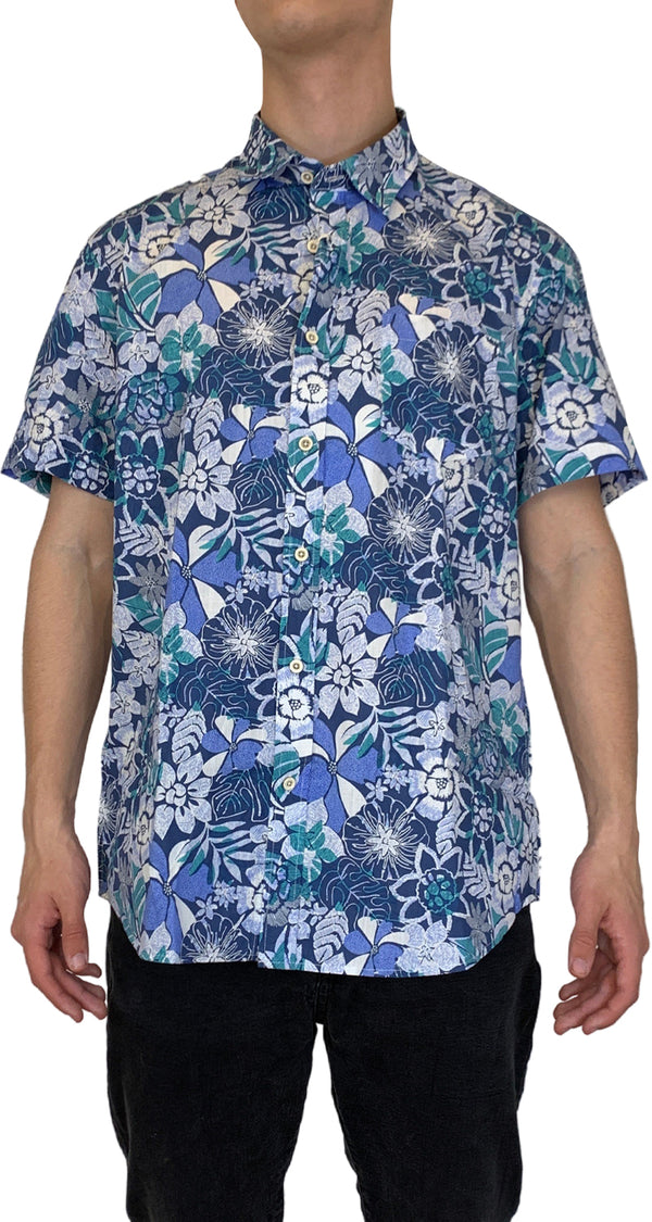 Camisa Tropical Azul