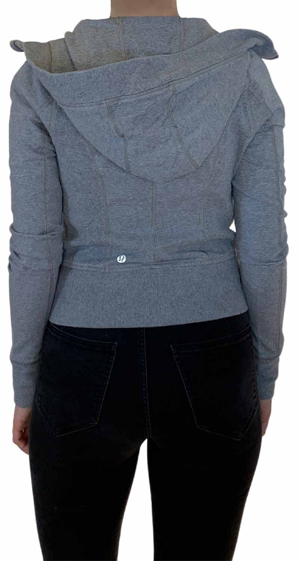 Polerón Zip Gris