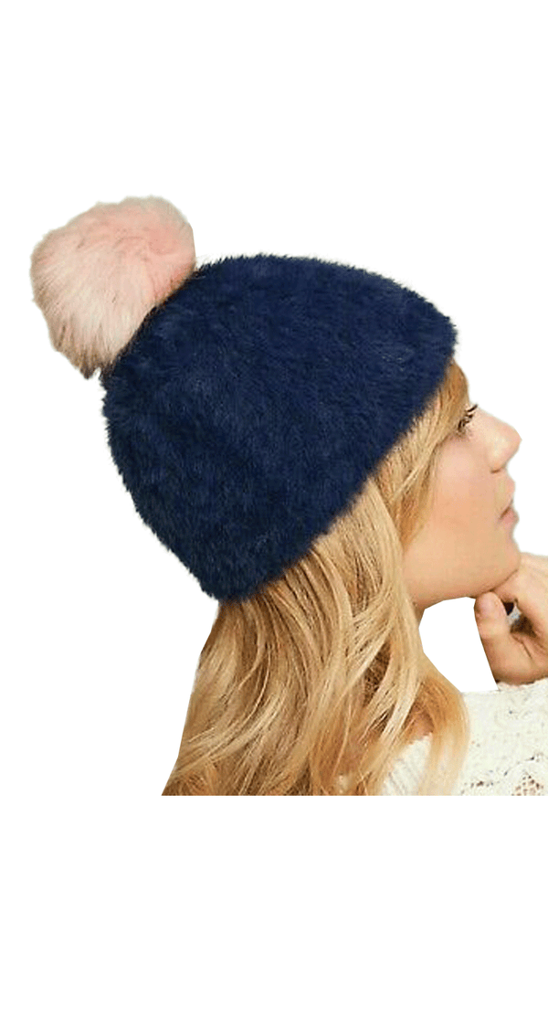 Gorro Pom Pom Rosado