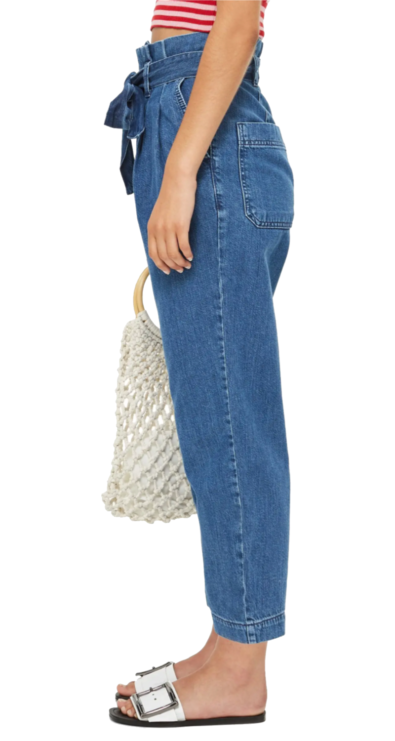 Jeans Crop Paperbag