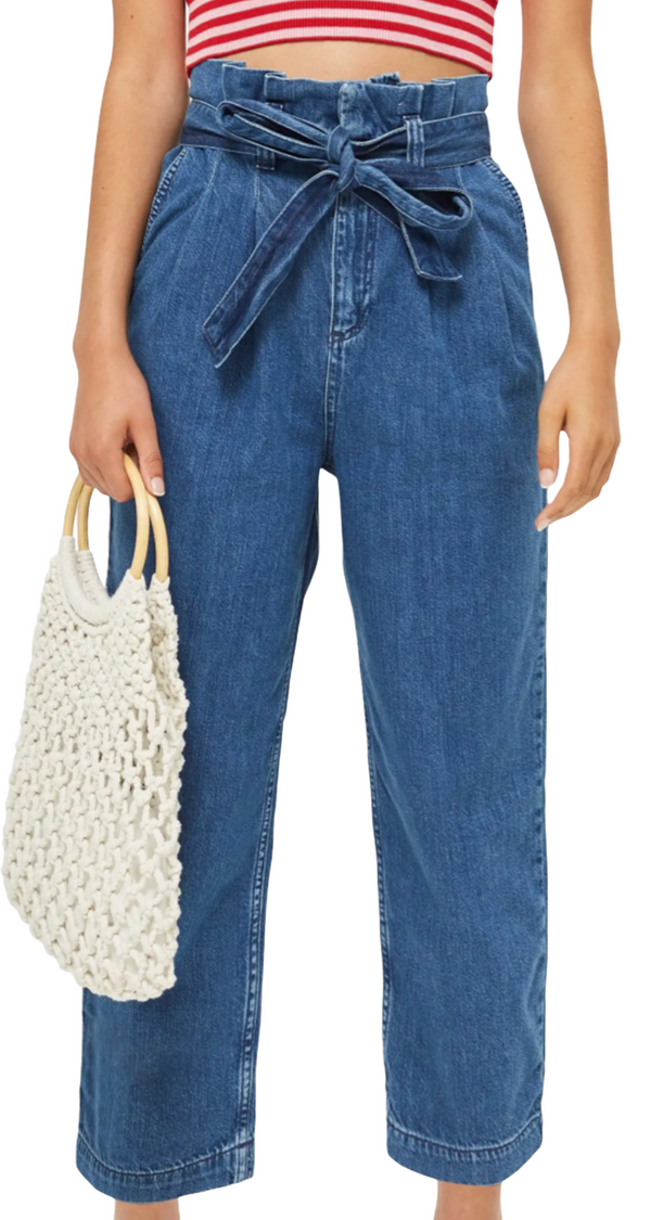 Jeans Crop Paperbag