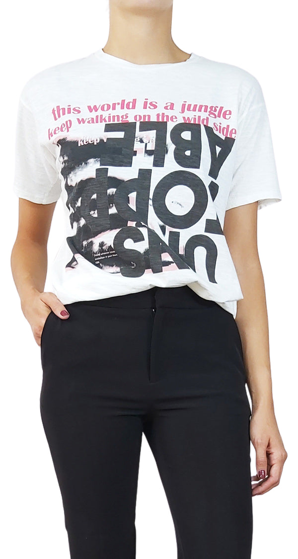 Polera This World White