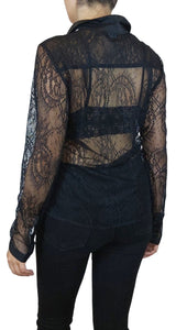 Blusa Encaje Negra