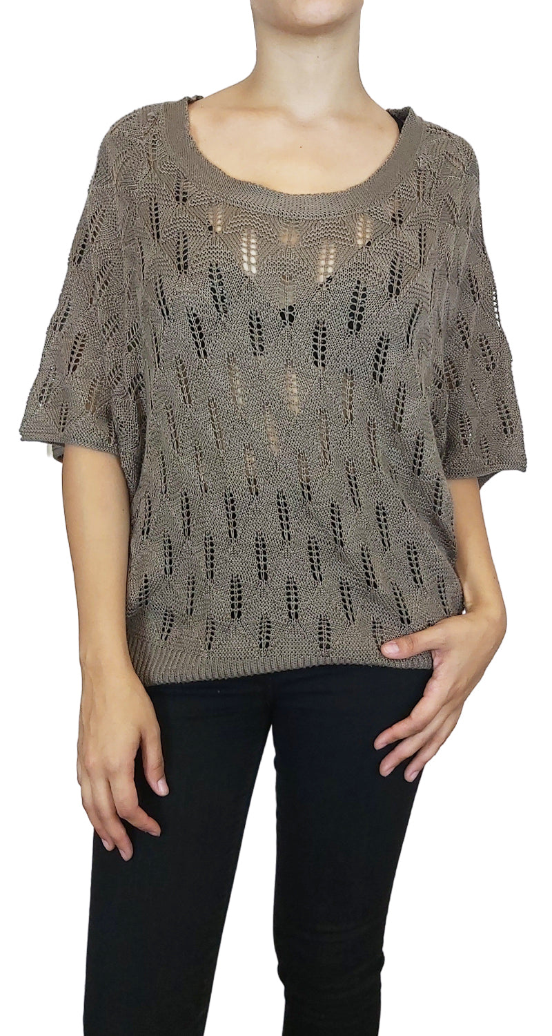 Sweater Tejido Manga Corta