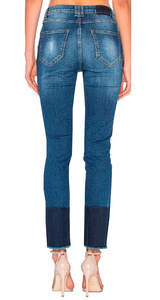 Dark Hem Jeans