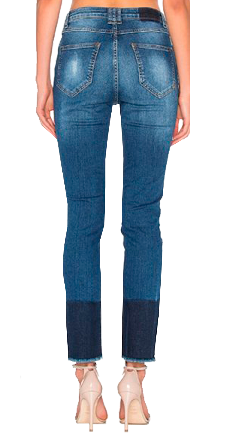 Dark Hem Jeans