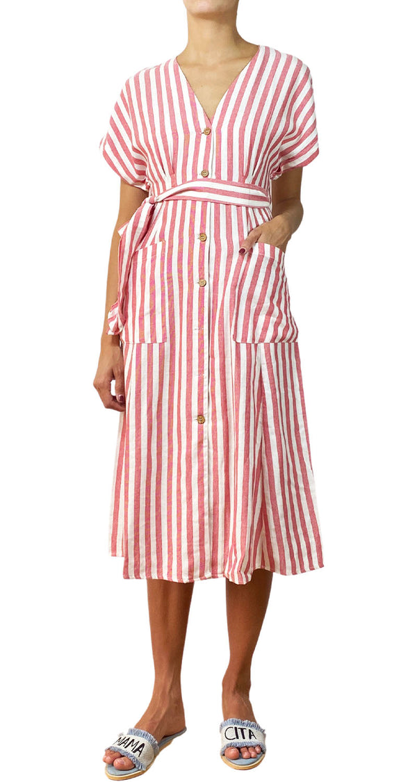 Vestido A Rayas