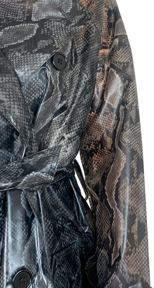Impermeable Animal Print Gris