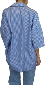 Blusa Rayas Azul