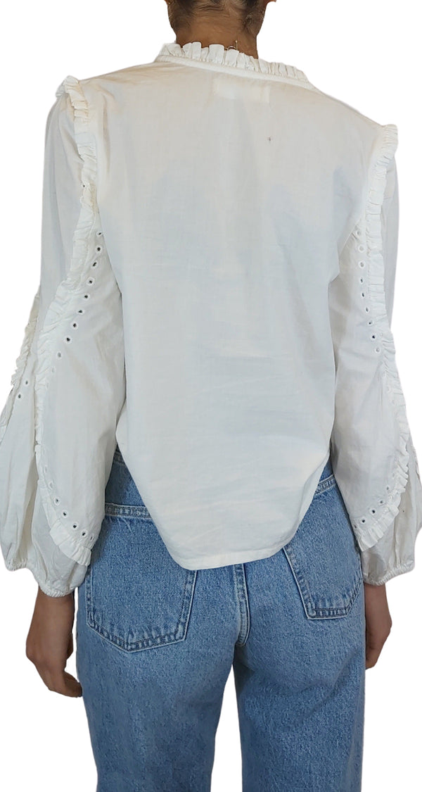 Blusa Broderie Blanca