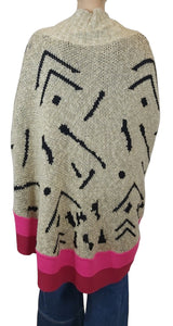 Poncho Tejido Beige