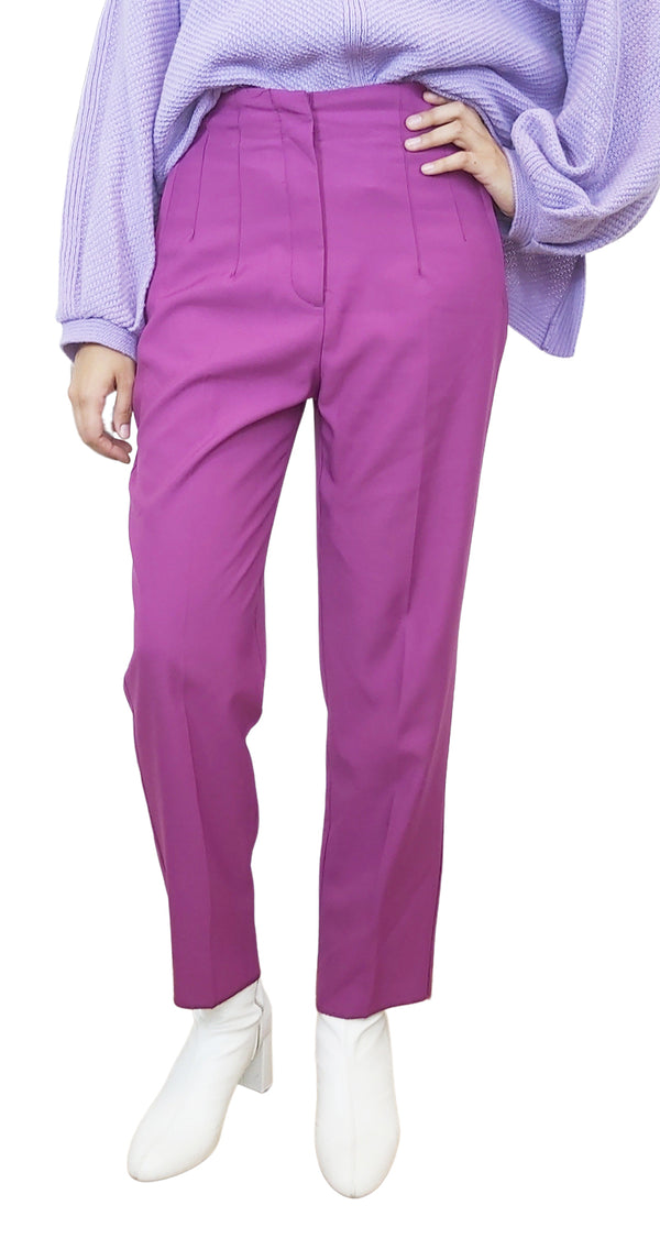 Pantalón Pinzas Morado