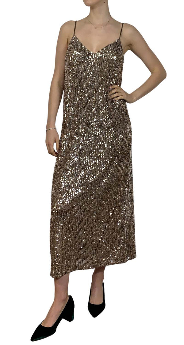 Vestido Midi Lentejuelas Imperial by Magma