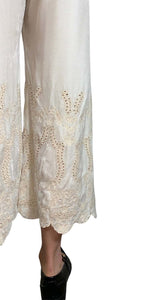 Pantalón Velvet Broderie Beige Johnny Was by Magma