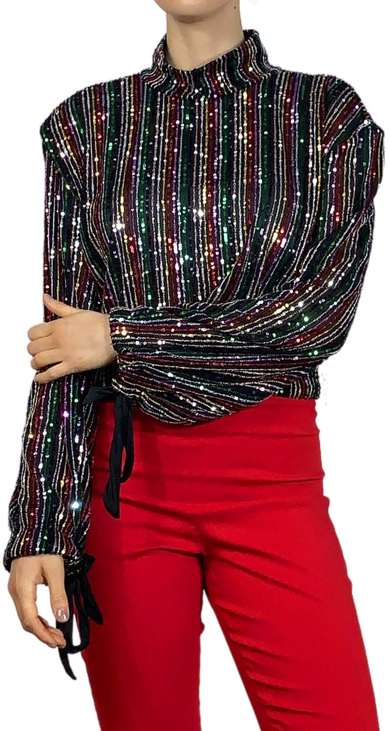Crop Top Lentejuelas Free People by Magma
