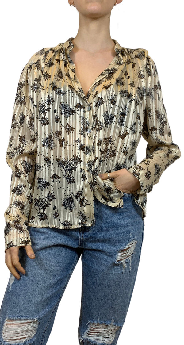 Blusa Floral Lurex Please by Magma