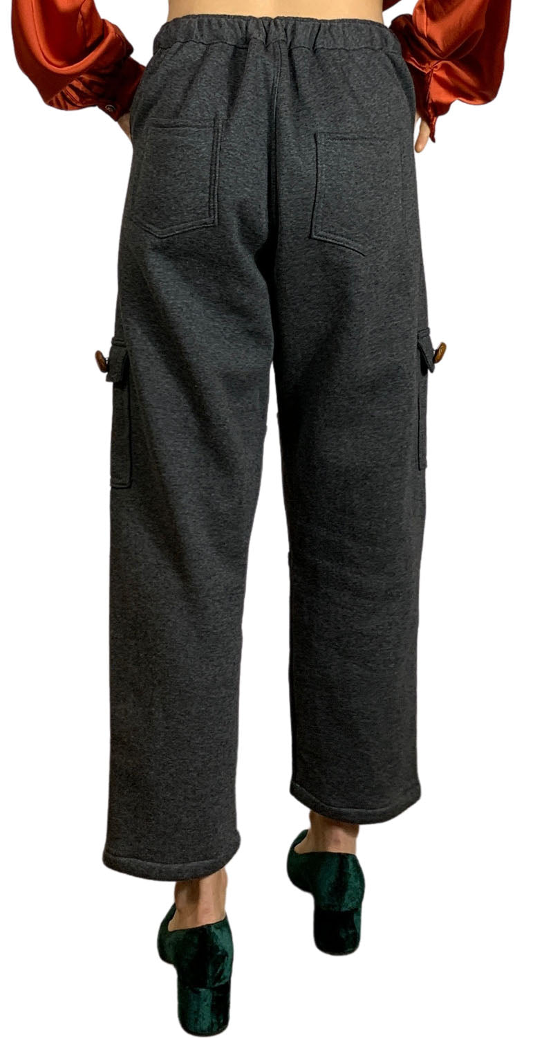 Pantalones Jogger Cargo Gris Sluiz by Magma
