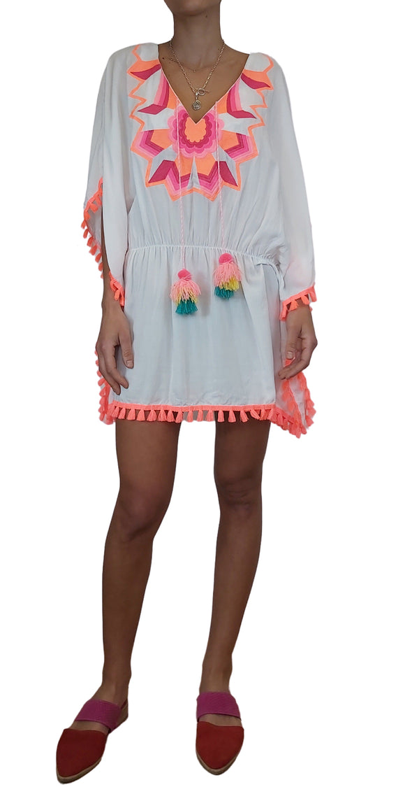 Vestido Swim Cover Up Blanco