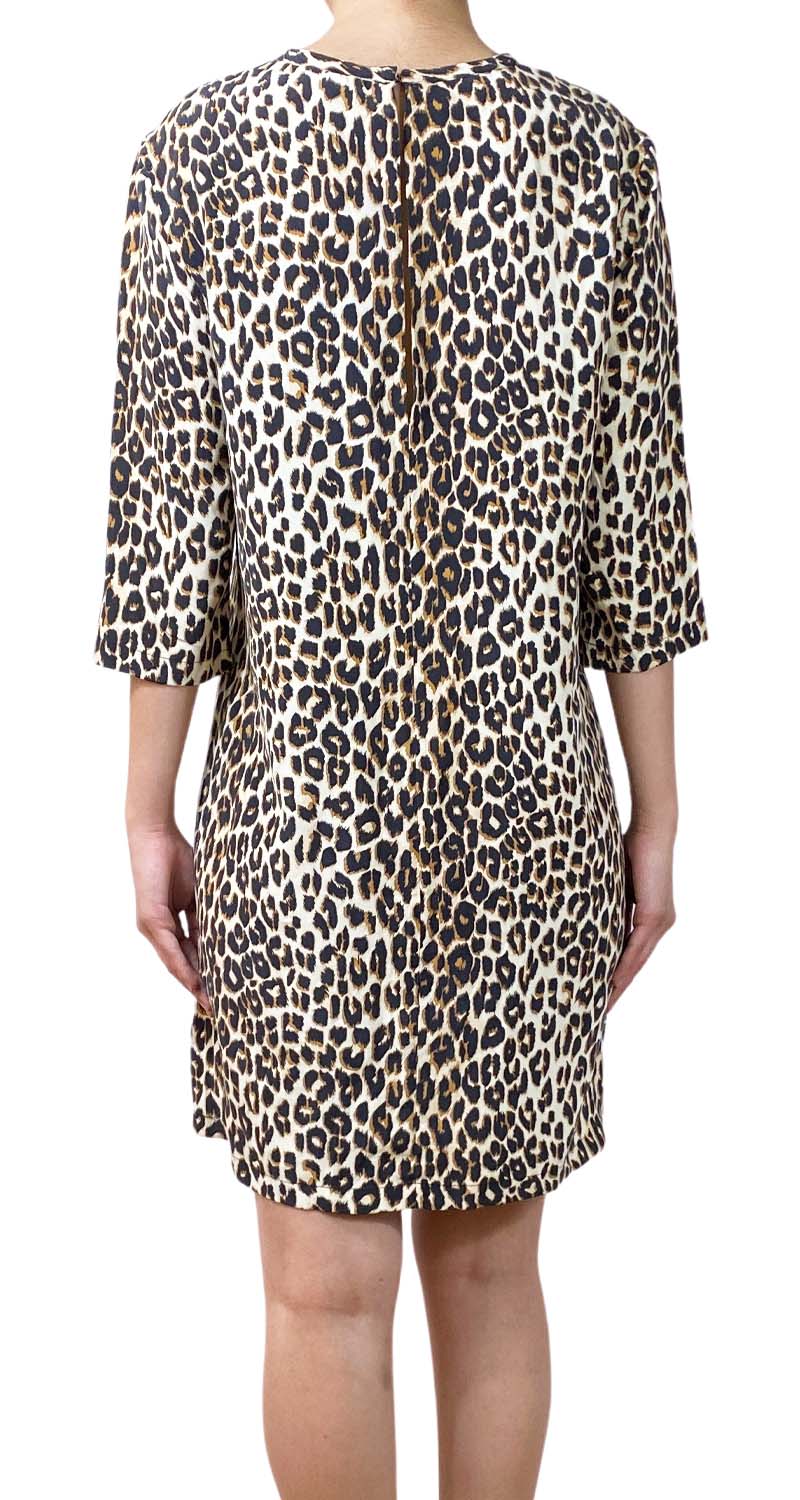 Vestido Seda Animal Print