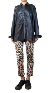 Camisa Cuero Negro
