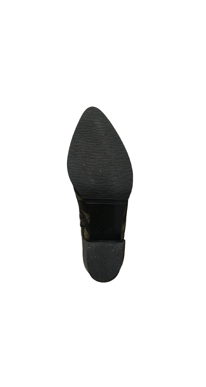 Botines Suede Animal Print