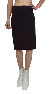 Falda A La Cintura Negra