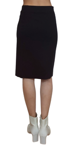 Falda A La Cintura Negra