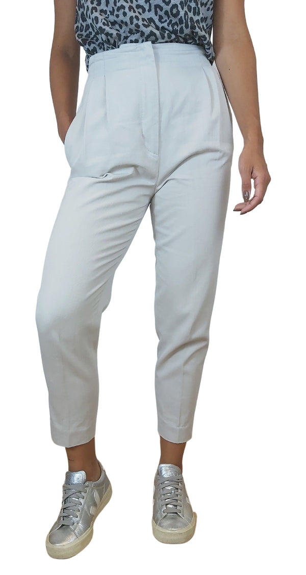 Pantalón Pinzas Beige