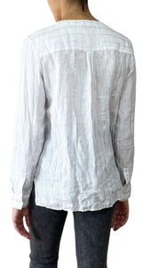 Blusa Rayas Lino