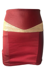 Falda roja