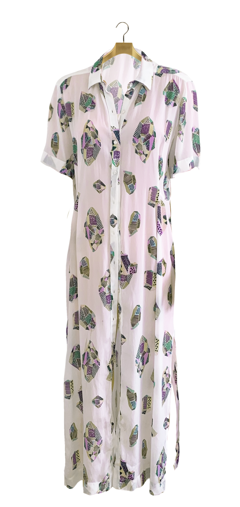 Vestido tipo camisero estampado (5173400043655)