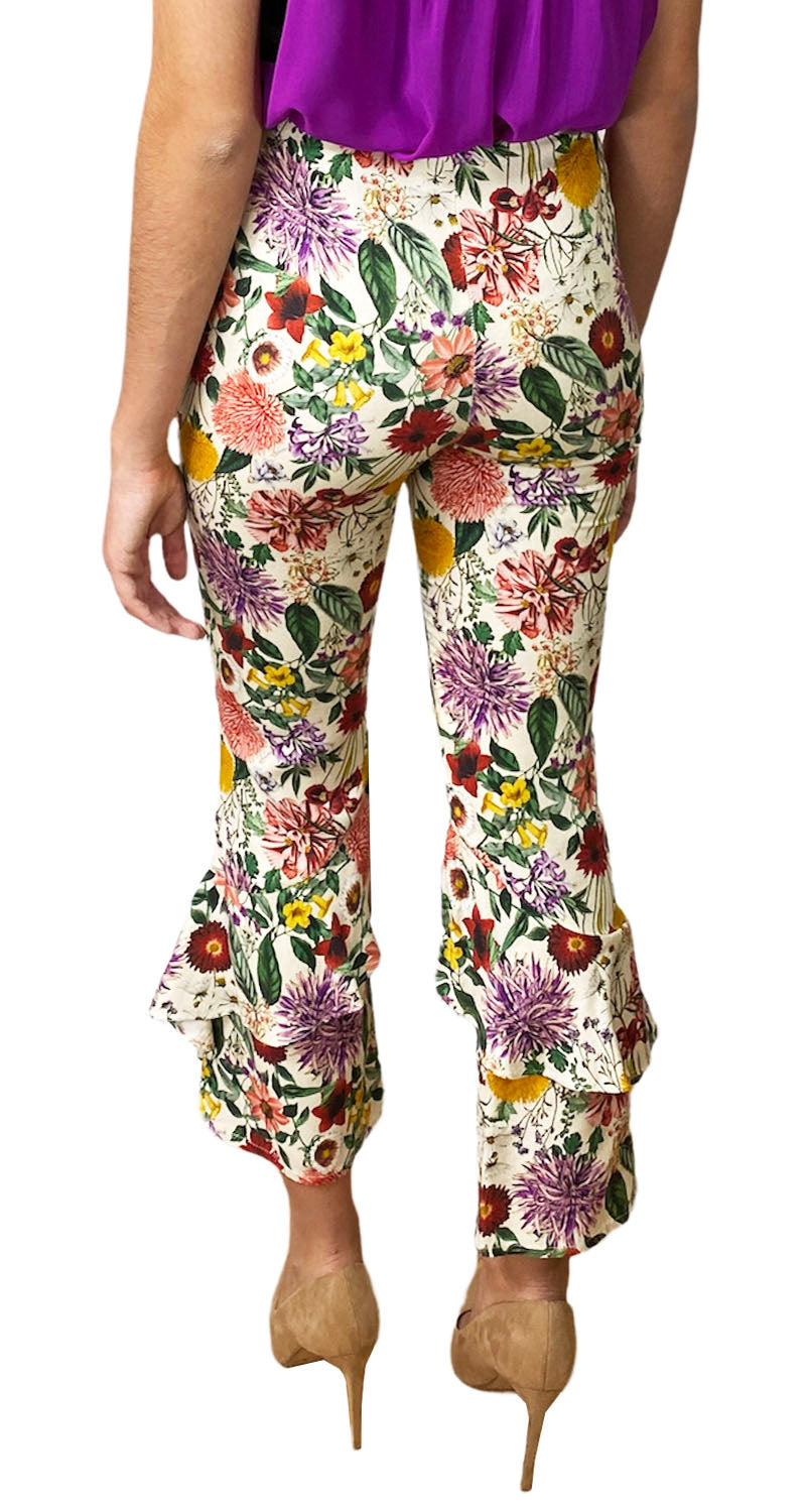 Pantalón Flores Vuelo