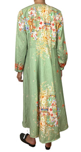 Kimono Floral Verde