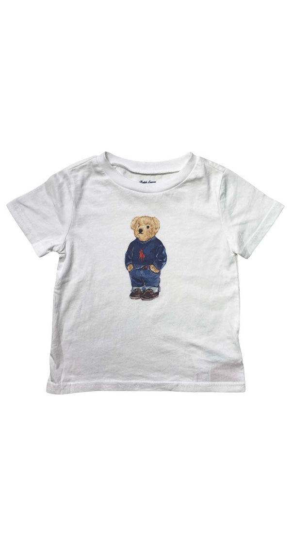 Polera Blanca Polo Bear