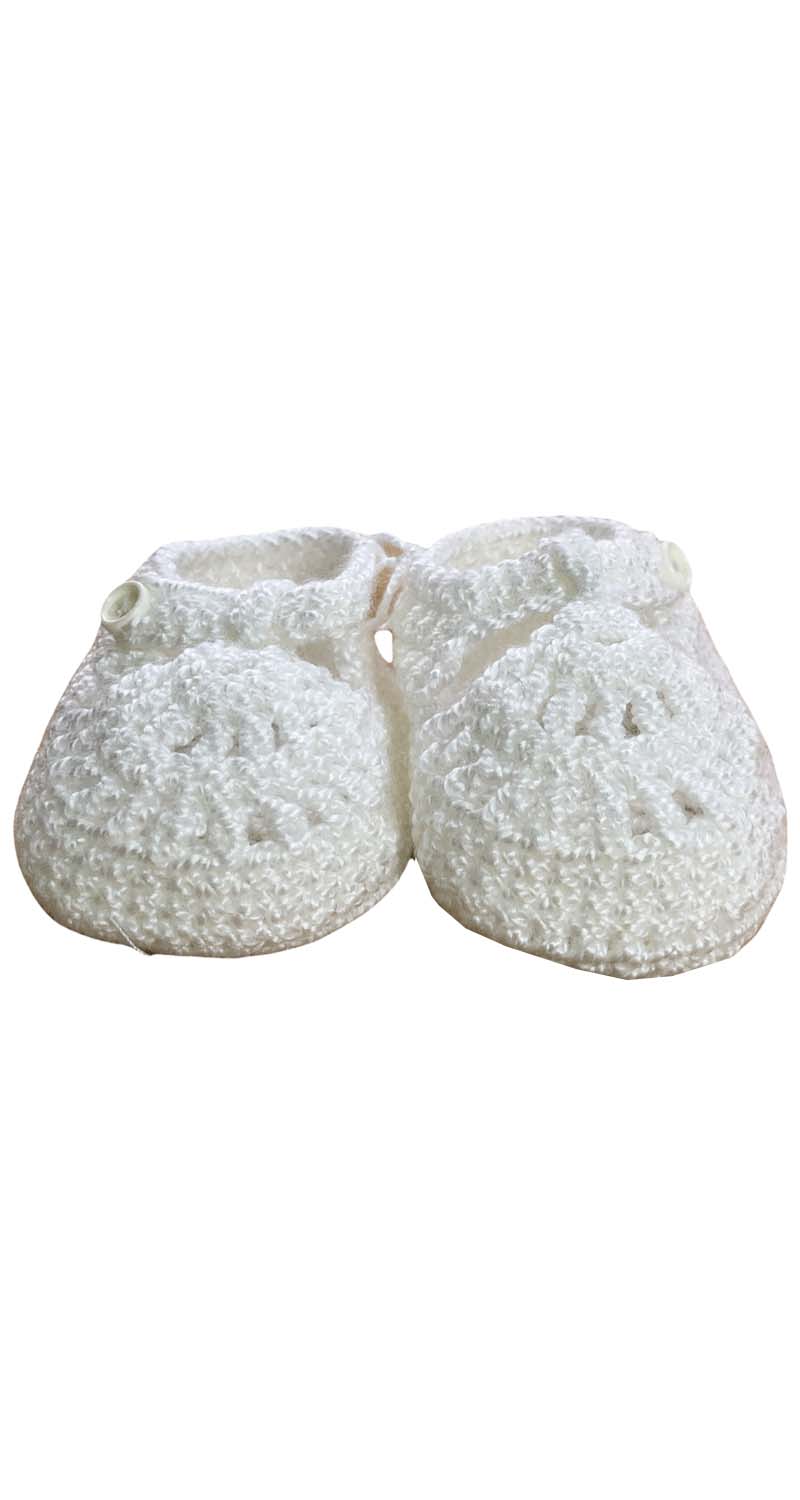 Flats Blancos Tejidos