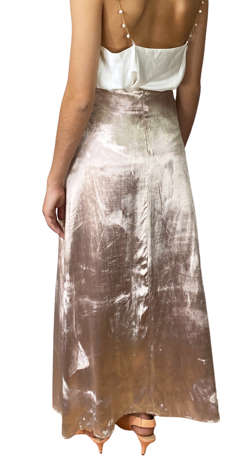 Falda Velvet Maxi