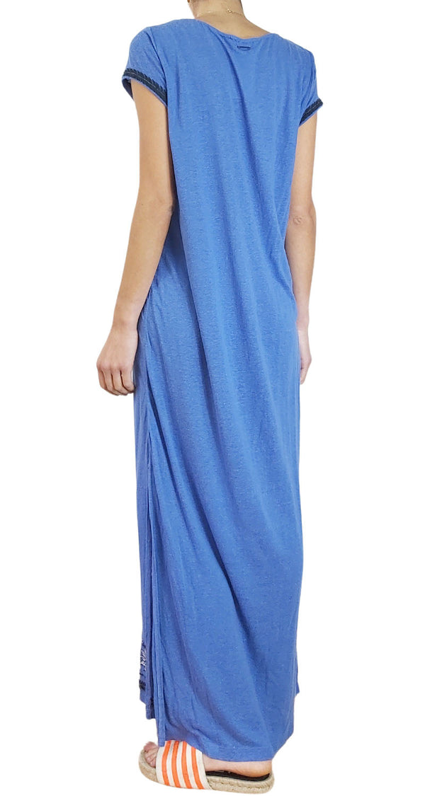 Vestido Azul Tachas