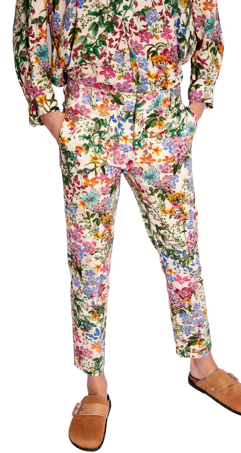 Floral Chinos