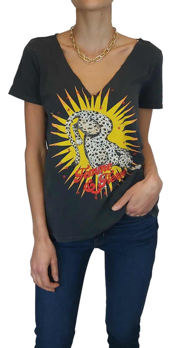 Polera V Strokes