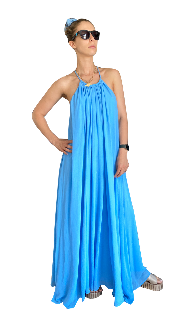 Vestido ''Pleated maxi'' (5243832074375)