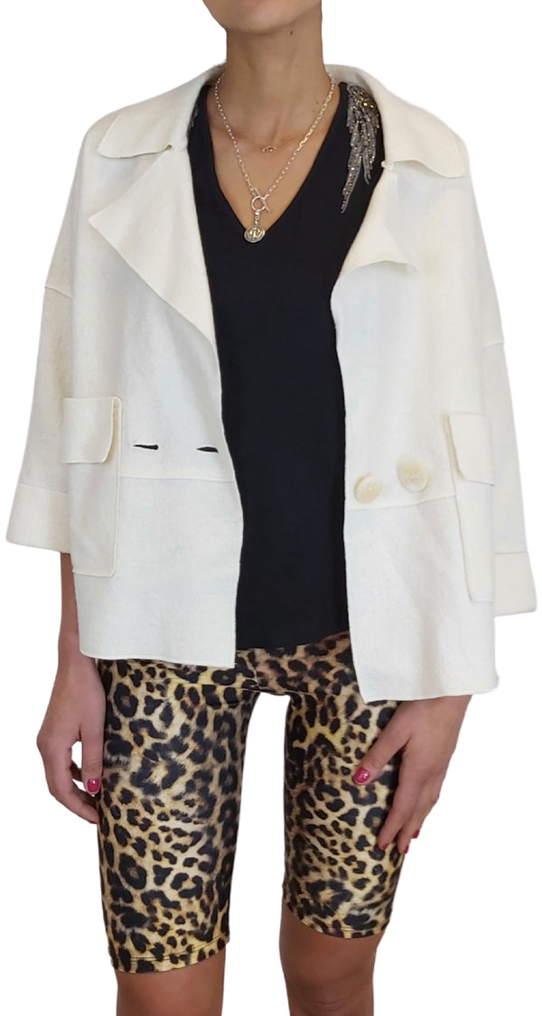 Chaqueta Corta Blanca