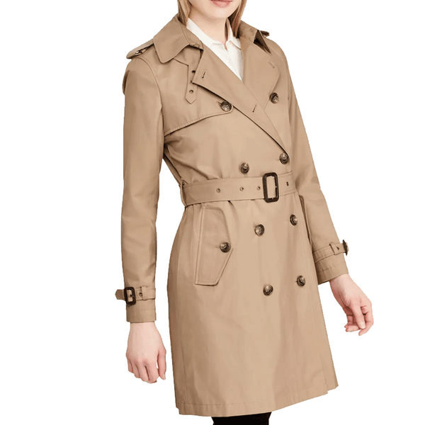 Trench Double Breasted Beige