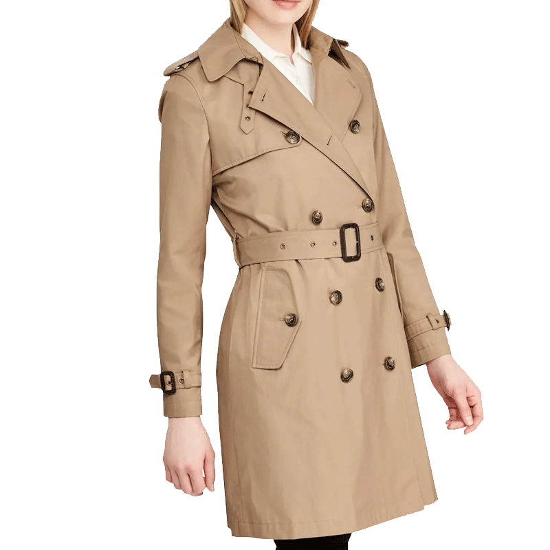 Trench Double Breasted Beige