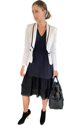 Blazer blanco y negro (5277468065927)
