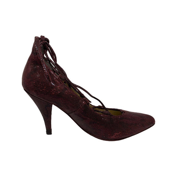 Zapato Alto Burdeo