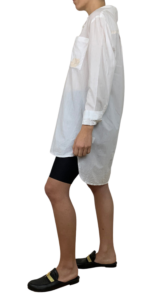 Camisa Broderie Details