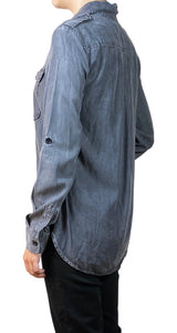 Blusa Gris Botones
